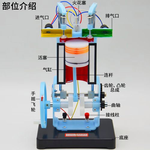 迷你汽油機模型J31008 探索四沖程內(nèi)燃機原理的初中物理實驗教學利器